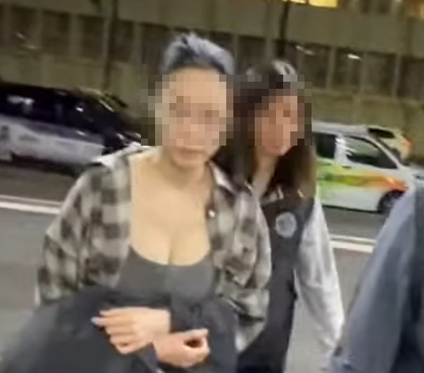 北检大规模搜索柬埔寨太子集团在台组织，太子集团在台组织成员刘纯妤北检复讯后以15万交保 图：翻摄画面