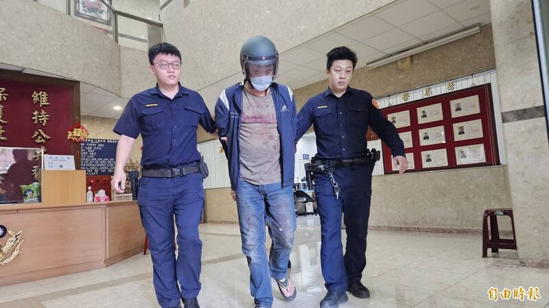 陈男表示非常后悔，警方将陈男移送法办。（记者徐圣伦摄）