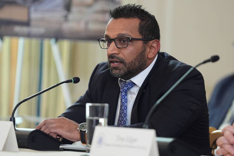 传美国FBI局长巴特尔上周五密访北京，讨论芬太尼和执法问题。（美联社）