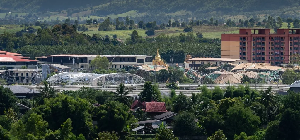 缅甸拆KK园区百栋建筑:医院健身房卡拉OK一应俱全