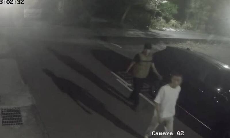 警方掌握2名窃嫌特征，追查中。（民众提供）