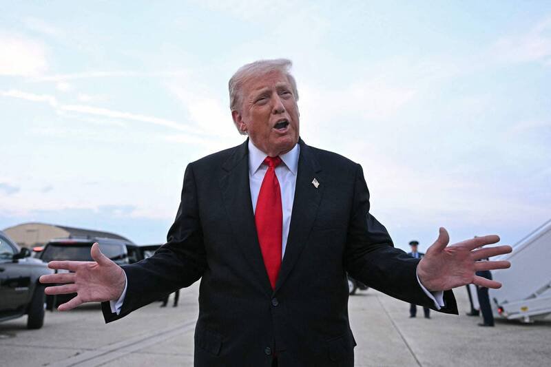 美国总统川普。（法新社）