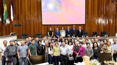 巴西慕义市议会亮台湾国旗！肯定台湾移民70载贡献良多