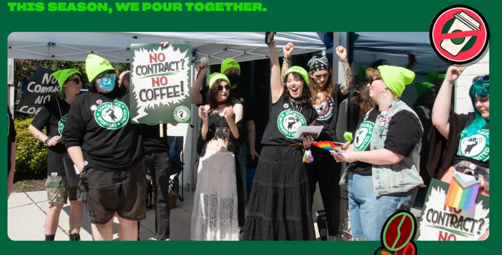 全美超千名咖啡师罢工,星巴克回应:诉求需要反映现实