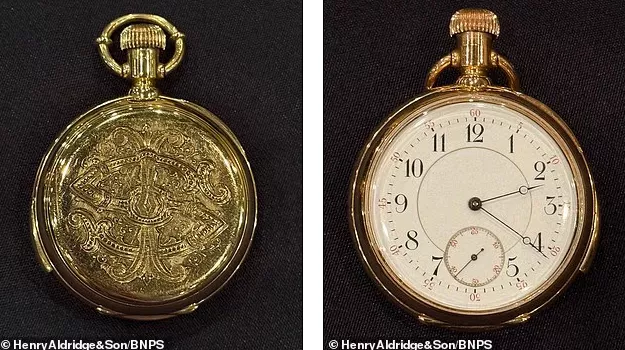 泰坦尼克号“相拥离世夫妇”的遗物将拍卖,金表930万起