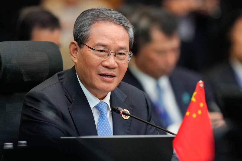 中国国务院总理李强。（欧新社资料照）