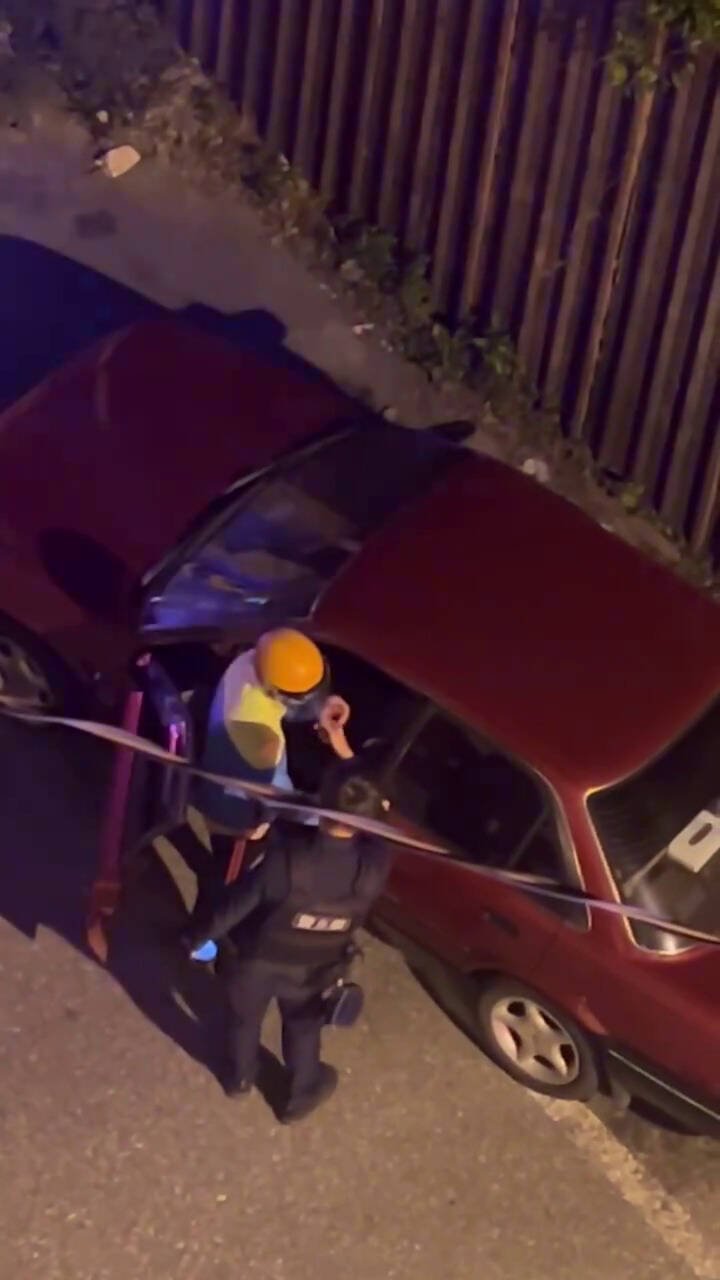 花莲一名八旬翁经常在凌晨3、4点发动车子狂踩油门拉转扰人清梦。（民众提供）