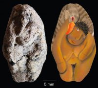 罕见! 以色列出土1万2000年前陶偶 疑见最早「人兽交」场景