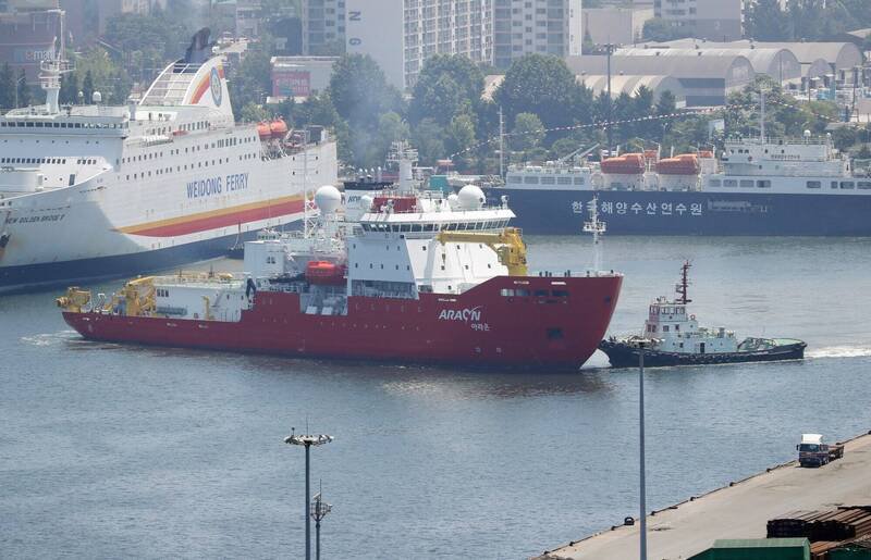 南韩仁川港保安公社证实，巡逻组24日逮捕了1名试图偷渡出境的中国公民。图为仁川港。（欧新社资料照）