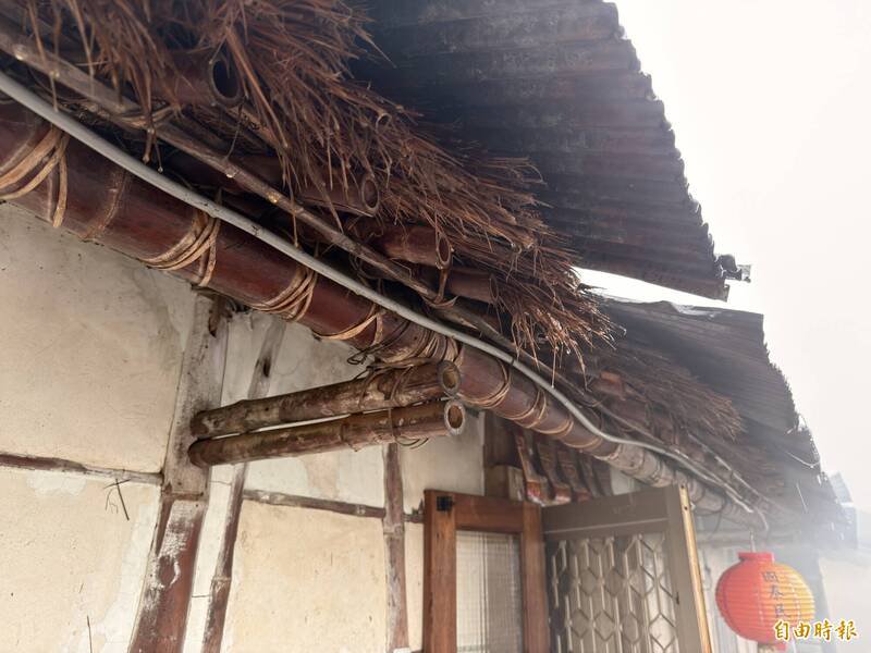 老屋结构可见，充满口味却明显保护得宜。（记者刘人玮摄）