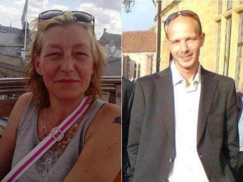 图为遭波及的无辜英国情侣罗利（Charlie Rowley，右）与史特吉斯（Dawn Sturgess，左），两人接触「诺维乔克」毒剂后发病，史特吉斯不幸身亡。（图撷取自脸书）