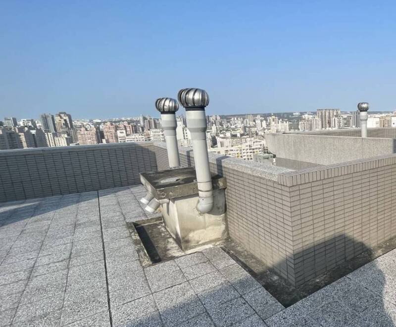 逢甲商圈惊悚坠楼案。（民众提供）