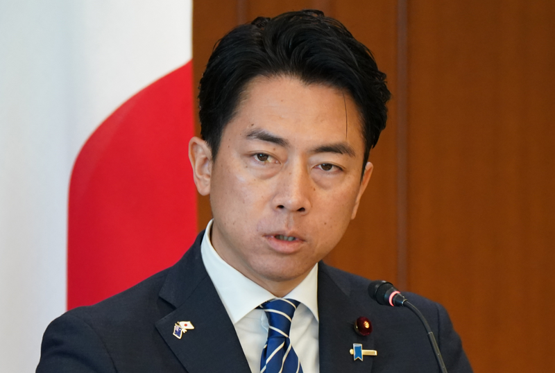 日本防相小泉进次郎。（欧新社）