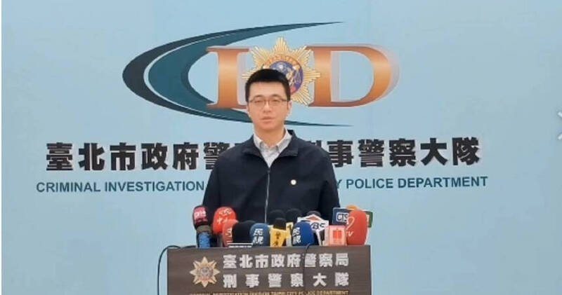 捷运警察队长廖洛育今天出面回应。（记者王冠仁翻摄）
