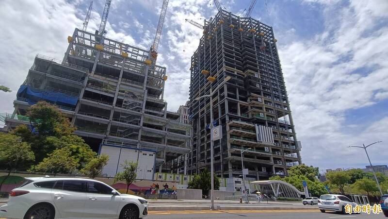 富邦凹子底开发案全力赶工。（资料照，记者葛祐豪摄）