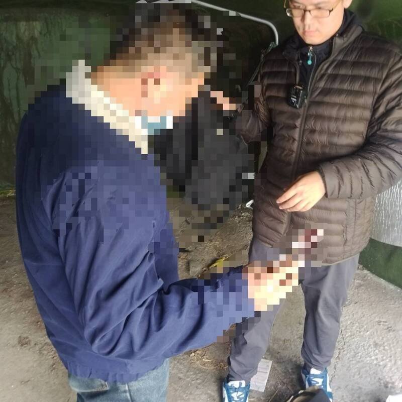 车手从南投到彰化和美，自称帮朋友取货。（民众提供）