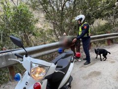 5旬男独游野溪温泉险生憾事 尖石警即时驰援挽救生命