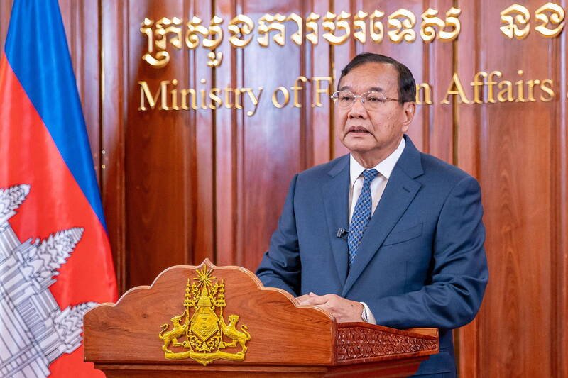柬埔寨外交部长巴速坤将担任联合国调解程序的柬国代理人。（欧新社档案照）