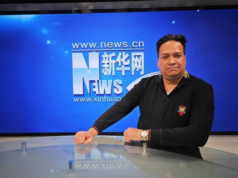 曾任职中国官媒的美国记者托马斯．保肯二世。（图撷自脸书）