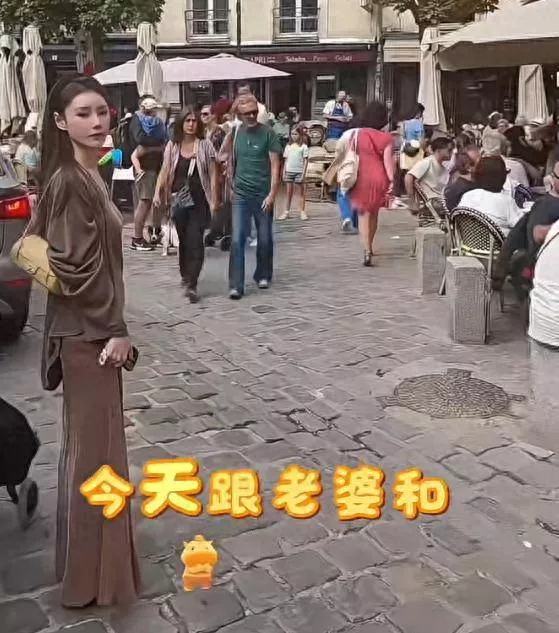 汪小菲夫妇巴黎逛早市，马筱梅穿搭被夸赞