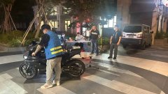 环、警携手静桃专案 321cc山叶大型重机噪音超标挨罚3600元