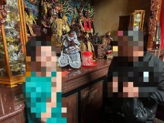 蔷琵台风瑞芳大停电！2 贼摸黑偷6.8万神明金牌 遭宫主当场活逮